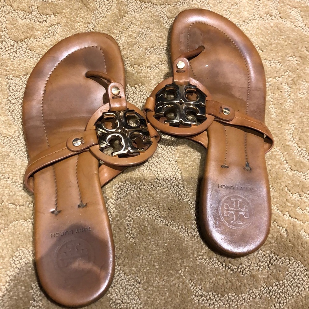 Tory Burch Miller sandals in tan